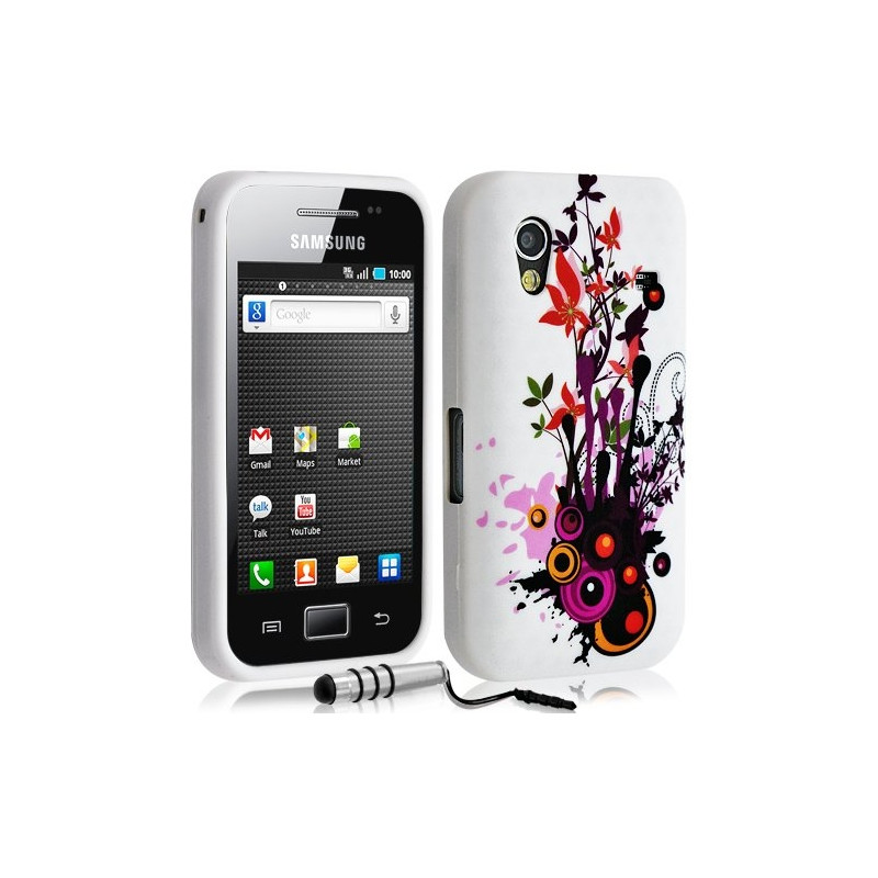 Housse étui coque en gel pour Samsung Galaxy Ace S5830 avec motif HF12 + mini stylet