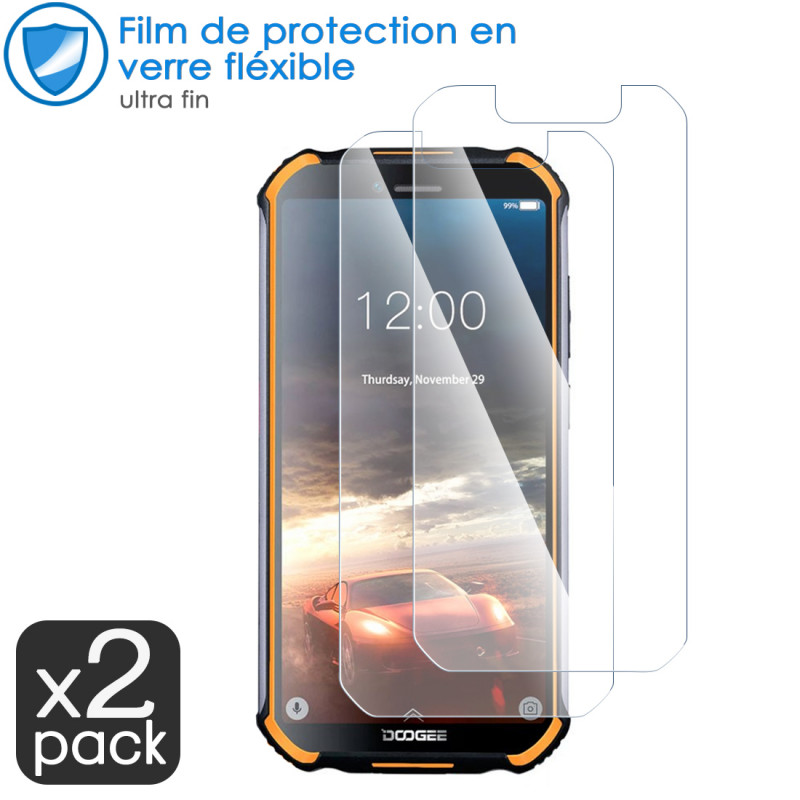 Verre Fléxible Dureté 9H pour Smartphone Homtom HT7 Pro (Pack x2)