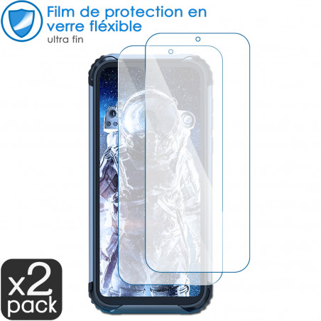 Verre Fléxible Dureté 9H pour Smartphone Homtom HT7 Pro (Pack x2)