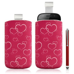 Housse coque étui pochette pour Samsung Google Nexus S i9020 avec motif + stylet luxe