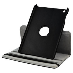 Housse coque étui pour Apple iPad Mini de luxe avec sytème de rotation à 360 degrès couleur noir