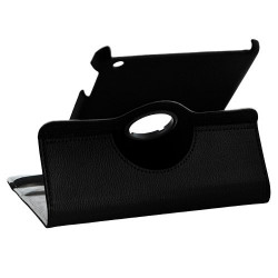 Housse coque étui pour Apple iPad Mini de luxe avec sytème de rotation à 360 degrès couleur noir