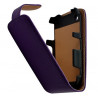 Housse coque étui gaufré pour BlackBerry Curve 8520 couleur violet