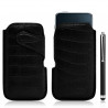 Housse coque étui pochette style croco pour Apple Ipod Touch 1G/2G/3G + Stylet