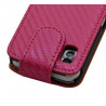 Housse coque etui pour Samsung Player One S5230 Motif Gaufre couleur rose