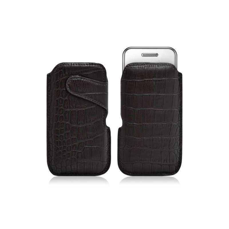 Housse coque étui pochette style croco pour Samsung Player One S5230