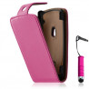 Housse étui coque pour Sony Ericsson Xperia Kyno couleur rose fuschia + mini stylet + film écran