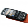 housse etui pour BlackBerry Torch 9800 Motif tête de mort couleur rouge + film protecteur ecran