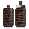 Housse coque étui pochette style croco pour Samsung Galaxy SCL i9003