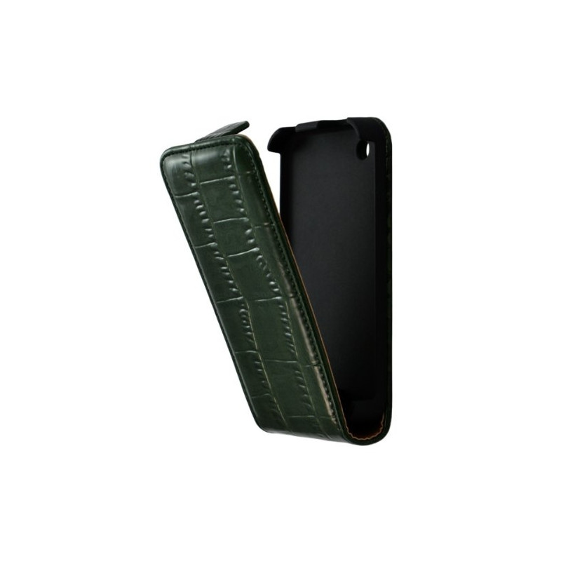 Housse étui coque pour Apple Iphone 3G / 3GS couleur vert + Film de protection