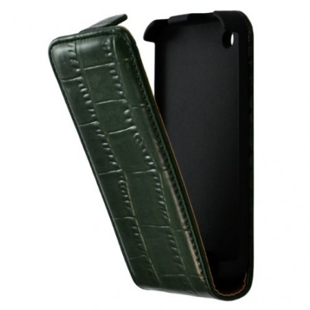 Housse étui coque pour Apple Iphone 3G / 3GS couleur vert + Film de protection