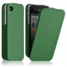 Housse coque étui pour Apple Iphone 4 / 4S couleur vert + film protecteur