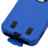 Housse étui coque pour Apple Iphone 4/4S couleur bleu + Film de protection