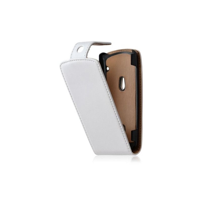 Housse étui coque pour Sony Ericsson Xperia Kyno couleur blanc + film écran