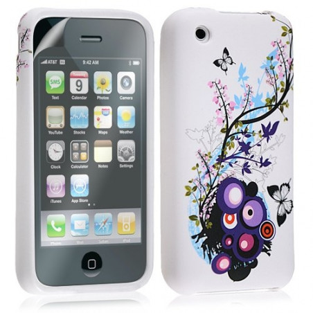 Housse étui coque en gel pour Apple Iphone 3G / 3GS avec motif HF01