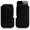 Housse coque étui pochette style croco pour Apple Iphone 4/4S