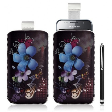 Housse coque étui pochette pour Samsung Galaxy S i9000 avec motif + Stylet luxe