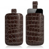 Housse coque étui pochette style croco pour Apple Ipod Touch 4G