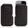 Housse coque étui pochette style croco pour Samsung Galaxy Gio S5660