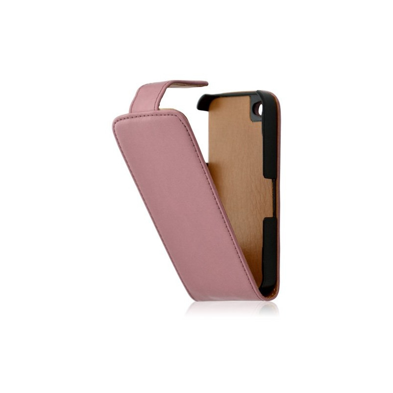 Housse coque étui pour Apple iphone 4 / 4S couleur rose pale + film protecteur