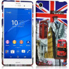 Housse Etui Coque Semi Rigide avec Motif ZA03 pour Sony Xperia Z3 + Film de Protection