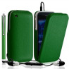 Housse coque étui pour Apple iphone 3G/3GS couleur vert + Kit Piéton + Stylet Luxe + Film protecteur