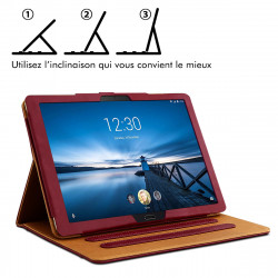 Etui Universel Attaches Support Couleur Noir pour Tablette 10.1"