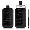 Housse coque étui pochette style croco pour Samsung Player One S5230 + Stylet