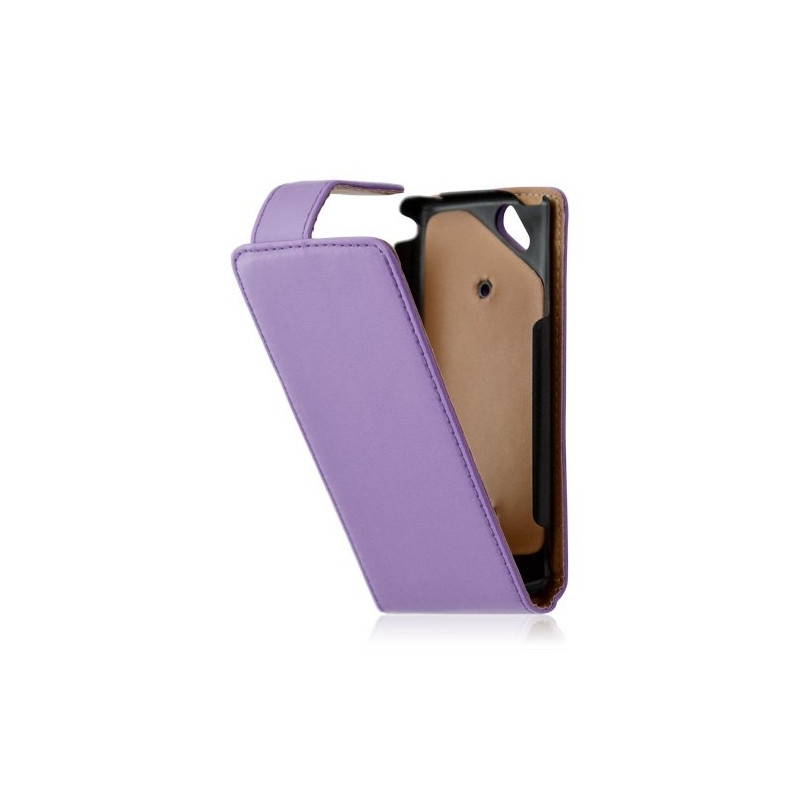 Housse coque étui pour Sony Ericsson Xperia x12 Arc / Arc S couleur violet