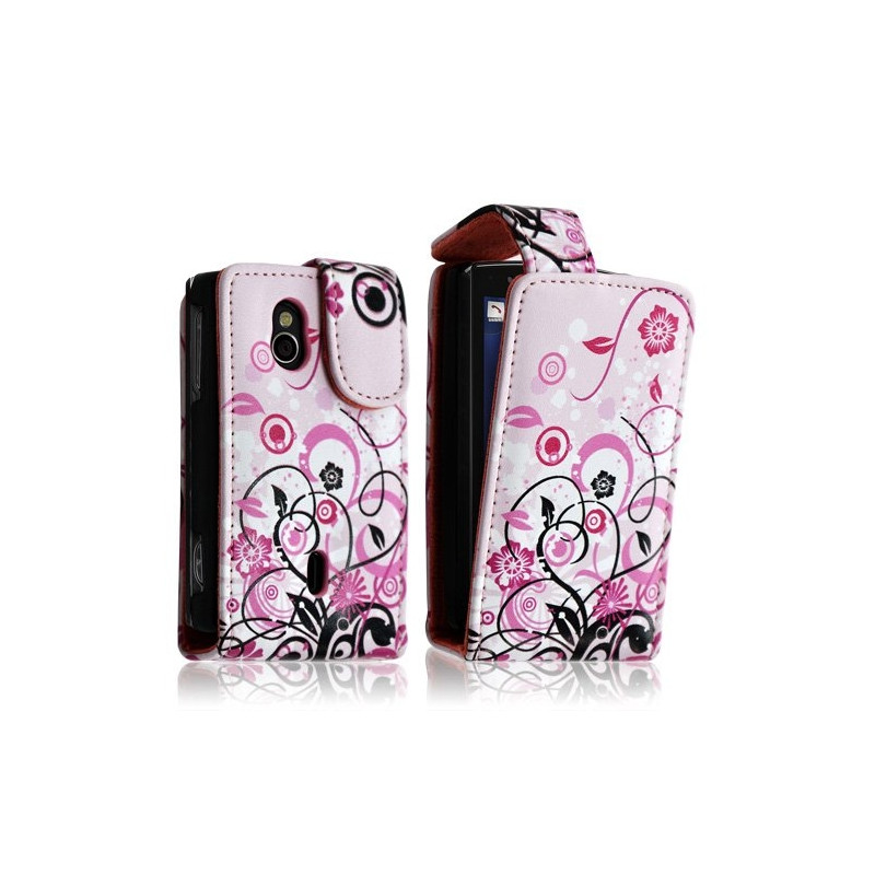 Housse coque étui pour Sony Ericsson Xperia Mini Pro (SK17i) avec motif HF17