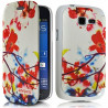 Etui Porte-carte pour Samsung Galaxy Trend Lite (s7390) motif Kj12 + Film de Protection