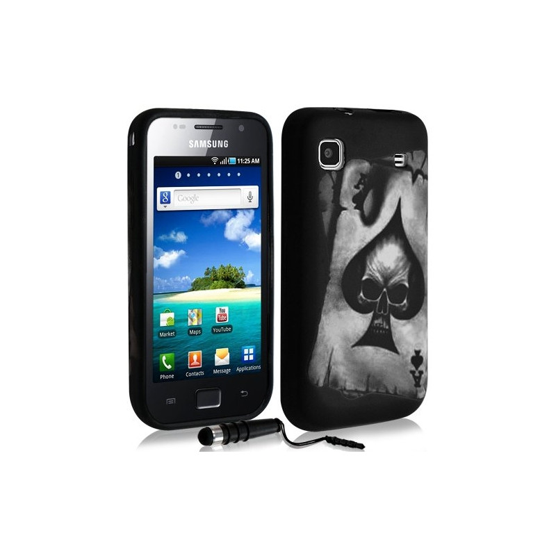 Housse étui coque en gel pour Samsung Galaxy SCL i9003 avec motifs + mini stylet