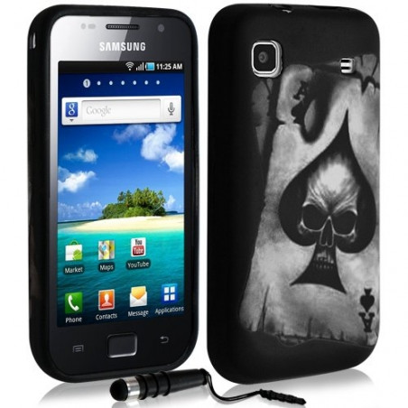 Housse étui coque en gel pour Samsung Galaxy SCL i9003 avec motifs + mini stylet