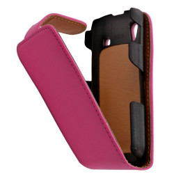 Housse coque étui pour Samsung S5830 Galaxy Ace couleur rose fushia + film