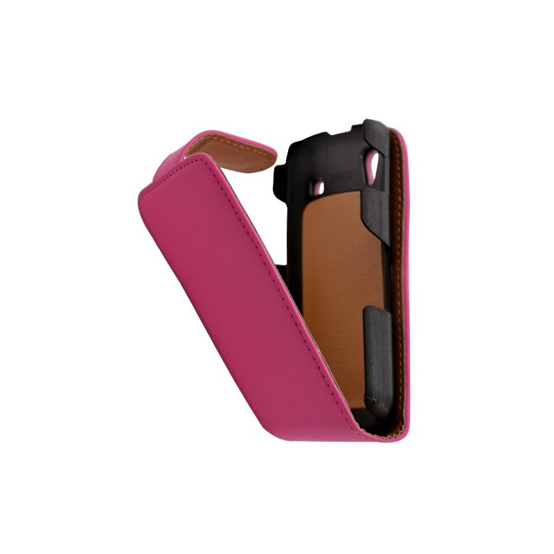 Housse coque étui pour Samsung S5830 Galaxy Ace couleur rose fushia + film