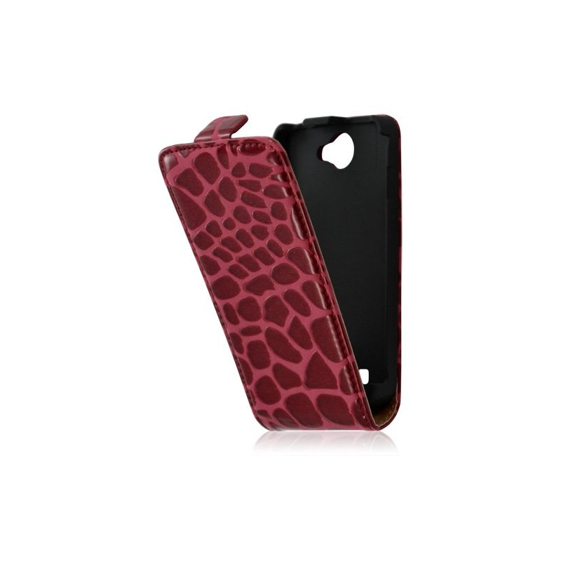 Housse étui coque style crocodile pour Galaxy W i8150