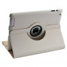 seluxion Housse coque etui pour Apple Ipad 2 de luxe avec sytème de rotation à 360 degrès couleur blanc + Stylet luxe