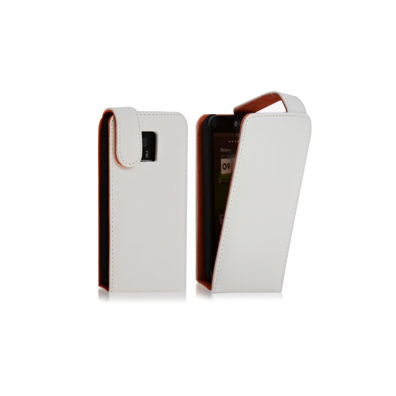 Housse coque étui pour LG Optimus 2X couleur blanc