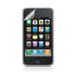 Housse étui coque pour Apple Iphone 3G / 3GS couleur noir + Film de protection