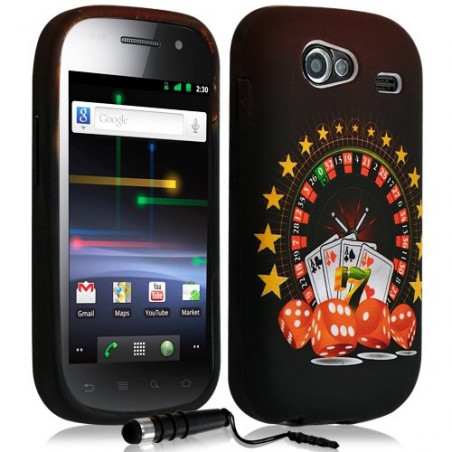 Housse étui coque en gel pour Samsung Galaxy Nexus S i9020 i9023 avec motifs + mini stylet