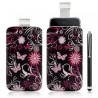 Housse coque étui pochette pour Apple Ipod Touch 1G/2G/3G/4G avec motif + stylet luxe