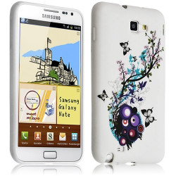 Housse coque étui en gel pour Samsung Galaxy Note avec motif HF01 + Film protecteur