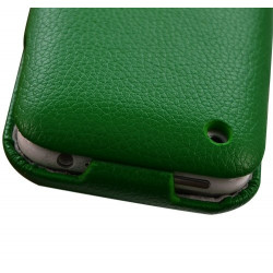 Housse coque étui pour Apple Iphone 3G/3GS couleur vert + mini stylet + film écran