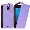 Housse coque étui pour Samsung Galaxy Nexus couleur violet + film protecteur