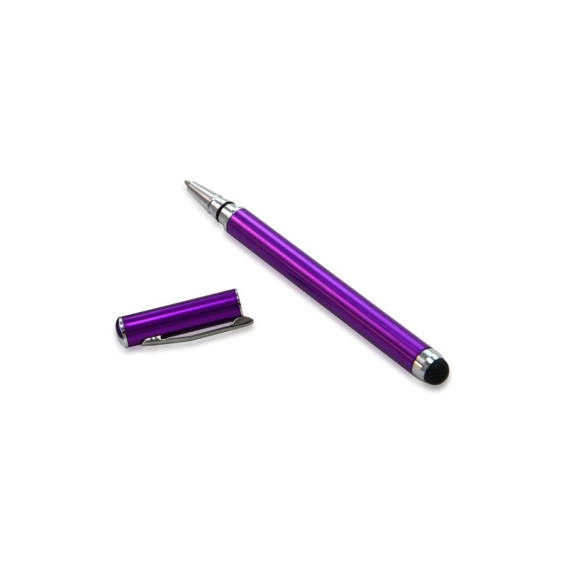 Stylet 2en1 fonction stylo pour BlackBerry Playbook Couleur Violet