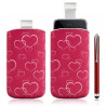 Housse coque étui pochette pour Apple Iphone 3G/3GS avec motif + Stylet luxe