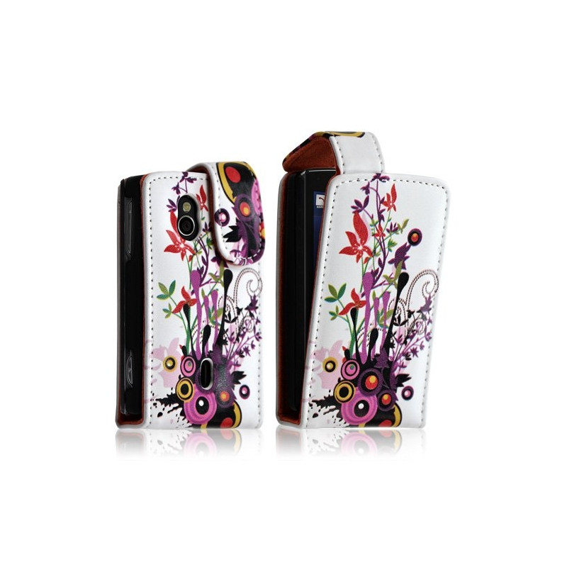 Housse coque étui pour Sony Ericsson Xperia Mini Pro (SK17i) avec motif HF12