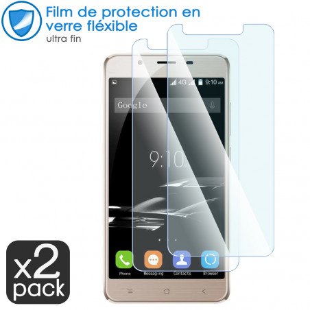 Verre Fléxible Dureté 9H pour Smartphone Blackview P2 lite (Pack x2)