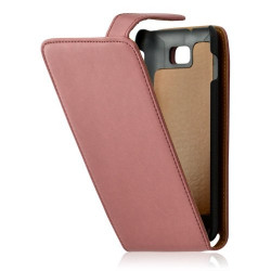 Housse coque étui pour Samsung Galaxy Note couleur rose pale + Film protecteur