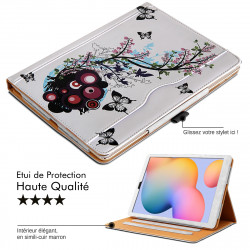 Etui Universel Attaches Support Couleur Noir pour Tablette 10.1"